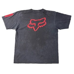 Vintage FOX RACING Double Sided Tee Shirt 🦊 🩸